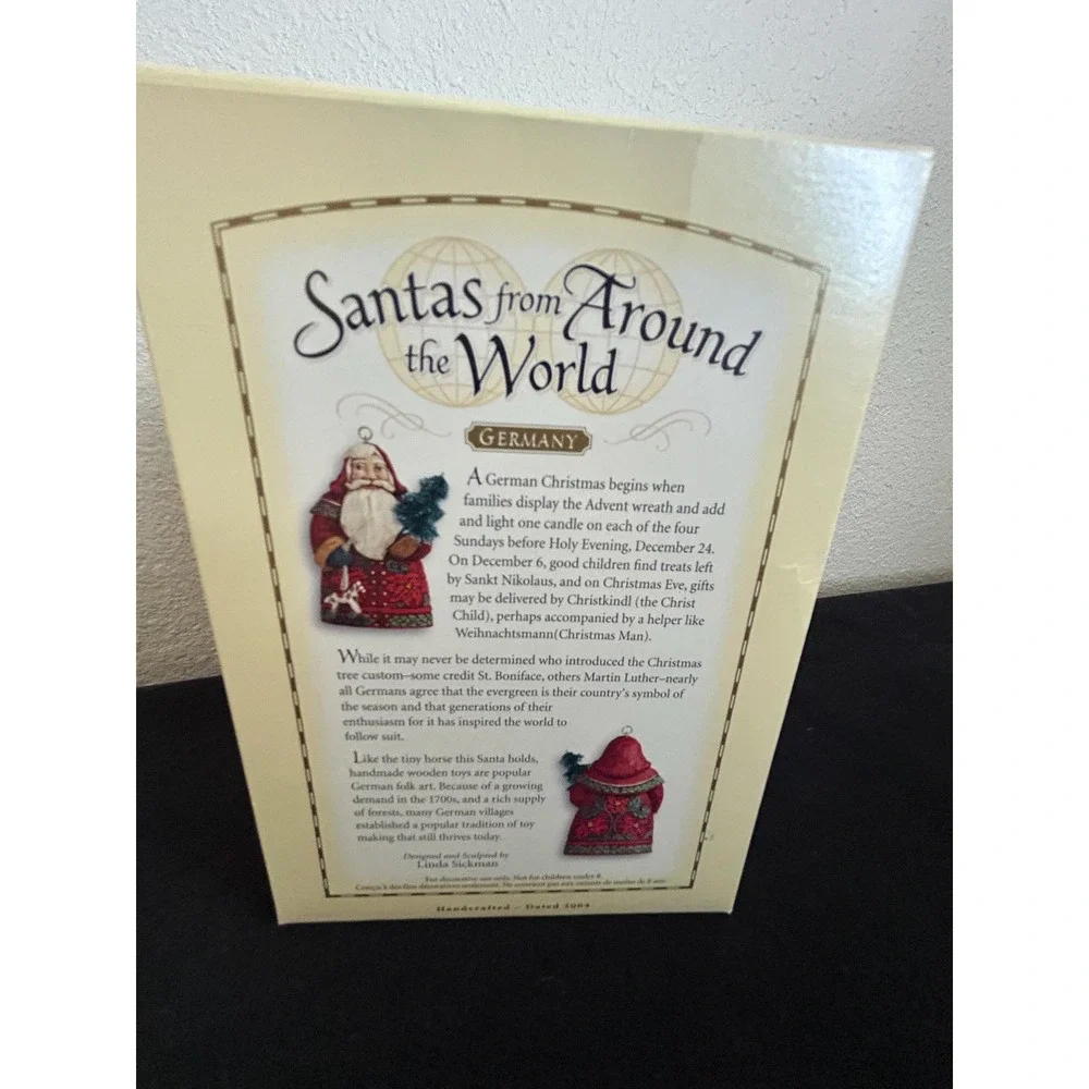 Santa's From Around‎ The World Hallmark Keepsake Ornament Germany 2004